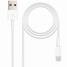 CABLE NANOCABLE USB 2.0 A IPHONE LIGHTNING 2M
