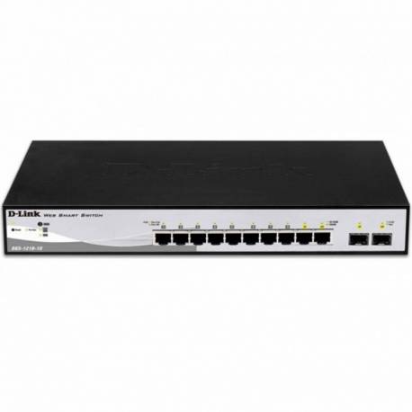 SWITCH 8 PUERTOS 10 100 1000 MB D-LINK + 2SFP