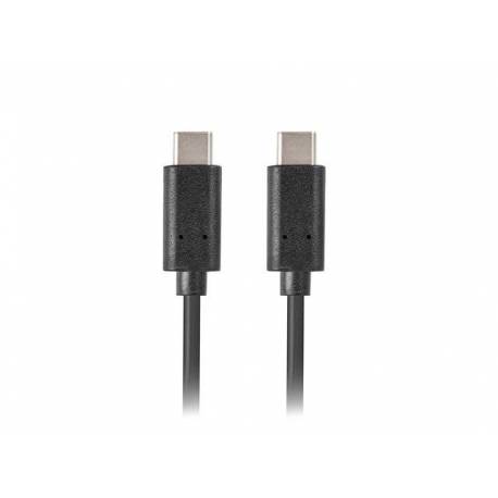 CABLE USB LANBERG 2.0 MACHO A USB-C MACHO 1.8M