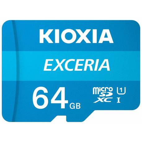 TARJETA DE MEMORIA MICRO SD KIOXIA 64GB + ADAPT