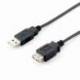 CABLE USB MACHO 2.0 A USB HEMBRA 1.8M