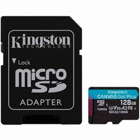 TARJETA DE MEMORIA MICRO SD KINGSTON 128GB + ADAPT