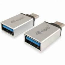 ADAPTADORES EQUIP USB-C MACHO HEMBRA 2 UNIDADES