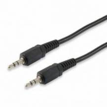 CABLE AUDIO EQUIP MINI JACK 3.5MM MACHO MACHO 2.5M