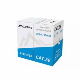 CABLE RED FTP CAT5E RJ45 LANBERG 305M SOLIDO