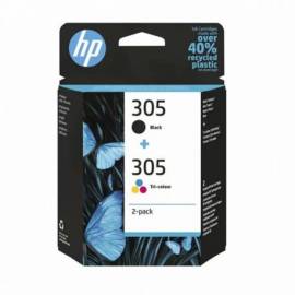 CARTUCHO TINTA HP 305 PACK NEGRO Y COLORES