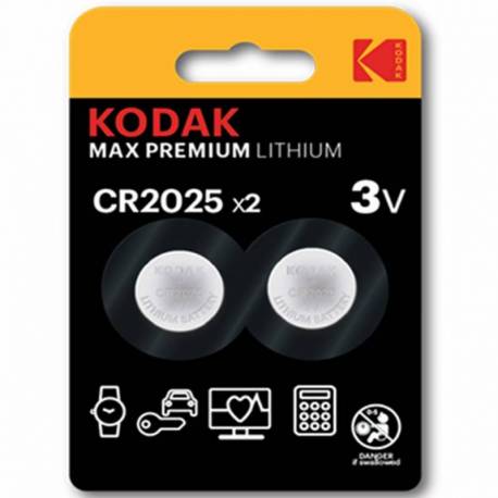 PILAS KODAK BOTON LITIO ULTRA 2 UNIDADES