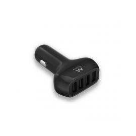 CARGADOR COCHE EWENT EW1354 DE 4 PUERTOS USB