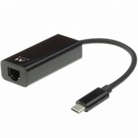 ADAPTADOR EWENT USB TIPO C A RJ45 MACHO HEMBRA