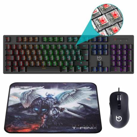 TECLADO + RATON + ALFOMBRILLA GAMING GK400 BLIZT