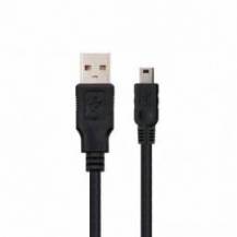 CABLE USB TIPO A 2.0 A MINI USB MACHO MACHO 0.5M