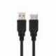 CABLE USB TIPO A 2.0 A USB MACHO HEMBRA 3M