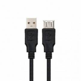 CABLE USB TIPO A 2.0 A USB MACHO HEMBRA 3M