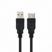 CABLE USB TIPO A 2.0 A USB MACHO HEMBRA 3M