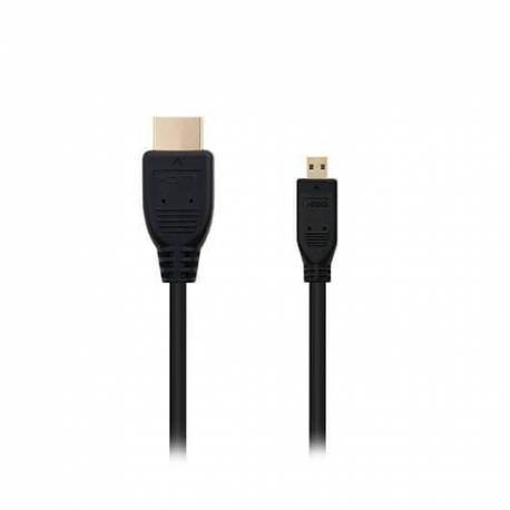 CABLE MICRO HDMI TIPO A HDMI MACHO MACHO 0.8M