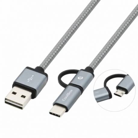 CABLE DE CARGA MULTI USB 2.0 MICRO USB COOLBOX