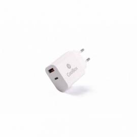 CARGADOR USB PARED COOLBOX 20W USB A USB C