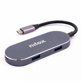 DOCKING NILOX USB-C A 3XUSB 3.0 1XHDMI 1XUSB-C