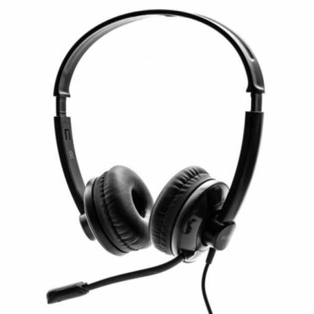 AURICULARES NILOX CON MICROFONO CONTROL VOLUMEN NEGRO