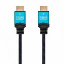 CABLE NANOCABLE HDMI V2.0 4K MACHO MACHO 1M