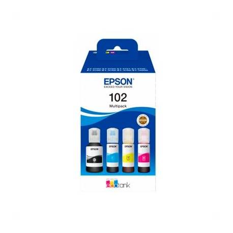 MULTIPACK BOTELLAS TINTA EPSON ECOTANK 102