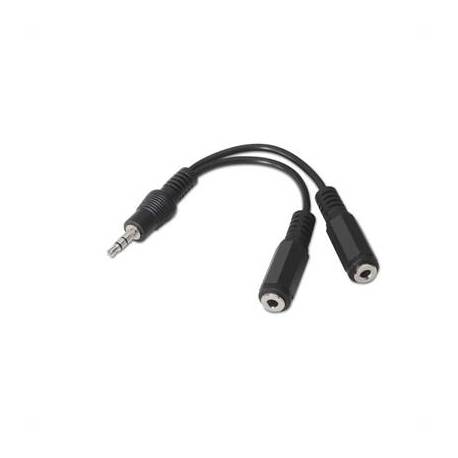 CABLE AUDIO NANOCABLE 1X JACK 3.5 A 2X JACK 3.5