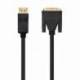 CABLE DISPLAYPORT A DVI NANOCABLE MACHO MACHO 2M