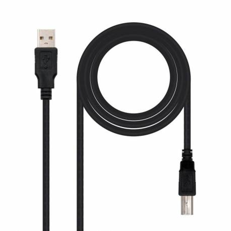 CABLE USB-A A USB-B MACHO MACHO NANOCABLE 4.5M