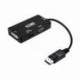 CONVERSOR DISPLAYPORT A VGA DVI HDMI MACHO MACHO