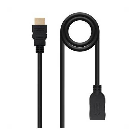 CABLE HDMI 2.0 NANOCABLE MACHO HEMBRA 1M