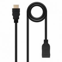 CABLE HDMI 2.0 NANOCABLE MACHO HEMBRA 1M