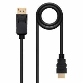 CONVERSOR NANOCABLE DISPLAYPORT A HDMI MACHO MACHO 1.5M