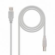 CABLE USB-A 2.0 A USB-B NANOCABLE MACHO MACHO 3M