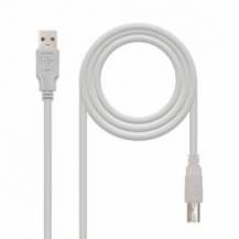 CABLE USB-A 2.0 A USB-B NANOCABLE MACHO MACHO 3M