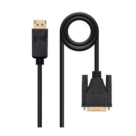 CABLE DISPLAYPORT A DVI NANOCABLE MACHO MACHO 1M