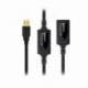 CABLE USB-A 2.0 MACHO HEMBRA AMPLIFICADO 10M