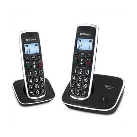 TELEFONO INALAMBRICO SPC DUO DECT COMFORT KAISER