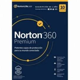 ANTIVIRUS NORTON 360 PREMIUM 75GB ESPAÑOL 1USARIO 10 PC 1AÑO