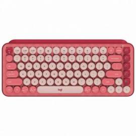 TECLADO LOGITECH POP KEYS HEARTBREAKER ROSA WIRELESS