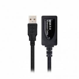 CABLE AMPLIFICADOR SEÑAL USB NANOCABLE MACHO HEMBRA 5M