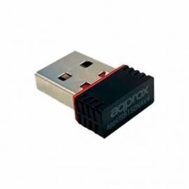 ADAPTADOR USB WIFI APPROX APPUSB150NAV4 2.4GHZ 150MBPS