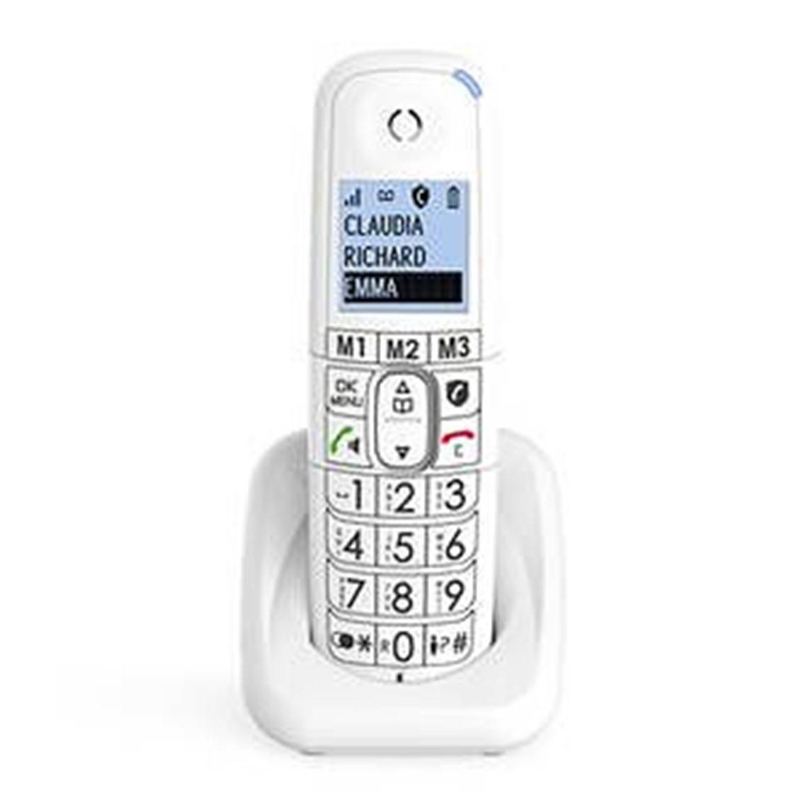 Alcatel Teléfono Fijo Inalámbrico Dect XL535 Negro