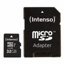 TARJETA DE MEMORIA MICRO SD INTENSO 32GB ADAPTADOR