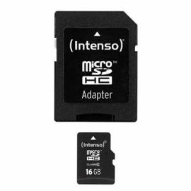 TARJETA DE MEMORIA MICRO SD INTENSO 16GB ADAPTADOR