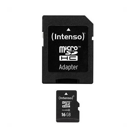 TARJETA DE MEMORIA MICRO SD INTENSO 16GB ADAPTADOR