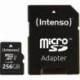 TARJETA DE MEMORIA MICRO SD INTENSO 256GB ADAPTADOR