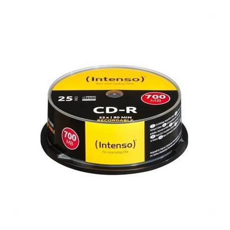 INTENSO PRINTABLE CD-R 700MB 52X TARRINA 25 UNIDADES