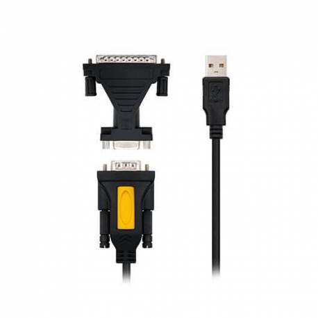 CABLE CONVERSOR USB TIPO A A RS232 MACHO MACHO