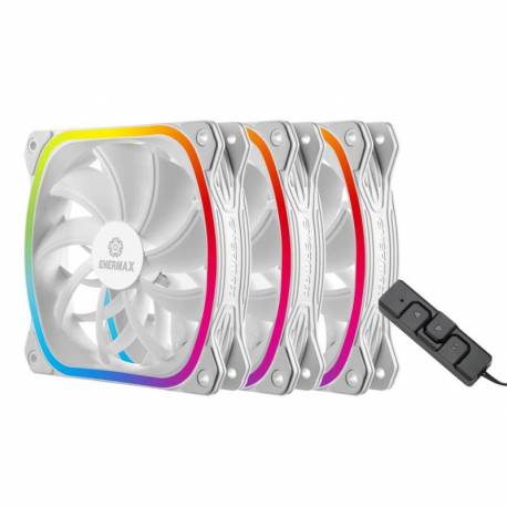 VENTILADOR GAMING ENERMAX SQUA RGB BLANCO