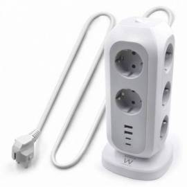 REGLETA EWENT 11TOMAS SHUCKO 16 + 2XUSB-C